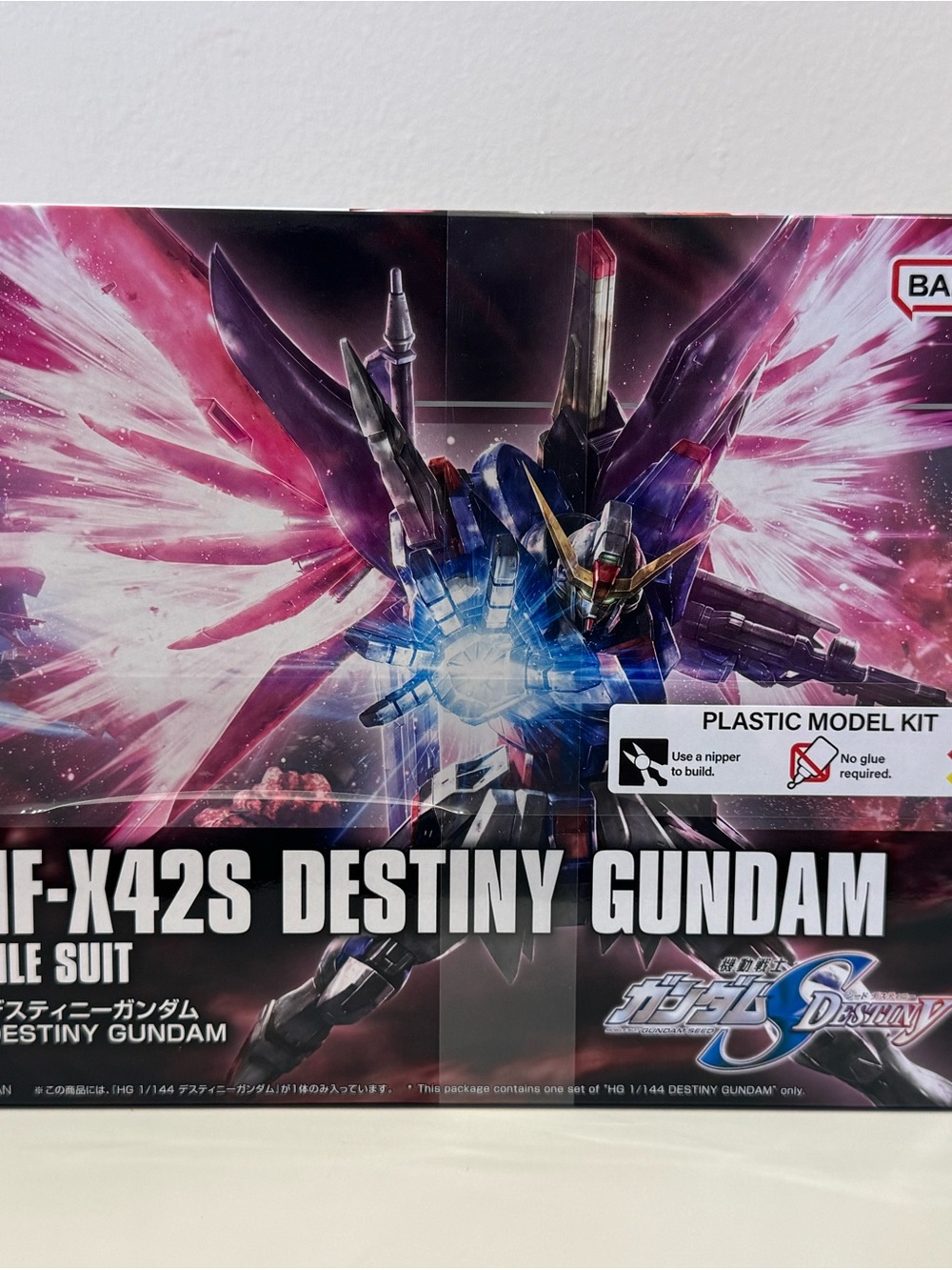 Destiny Gundam HGIF-X42S Plastic Model Kit - Purple/Blue
